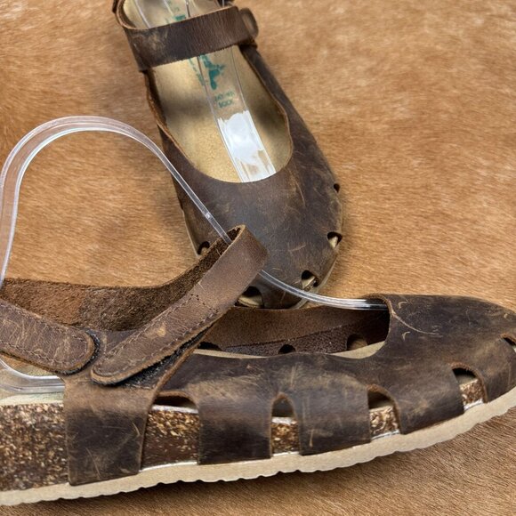 BioNatura Leather Mary Jane, Clogs, Flats Size 7.5 (EU 38) – Made in Italy - Picture 2 of 7